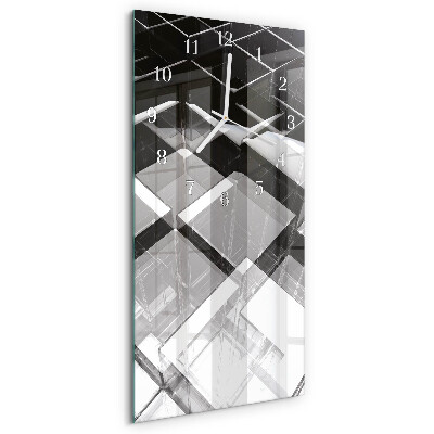 Reloj vertical Cubo de cristal