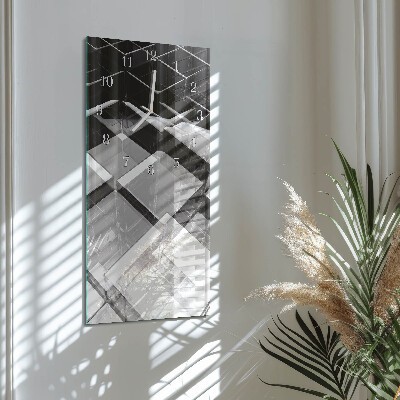 Reloj vertical Cubo de cristal
