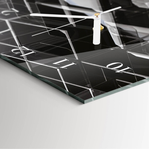 Reloj vertical Cubo de cristal