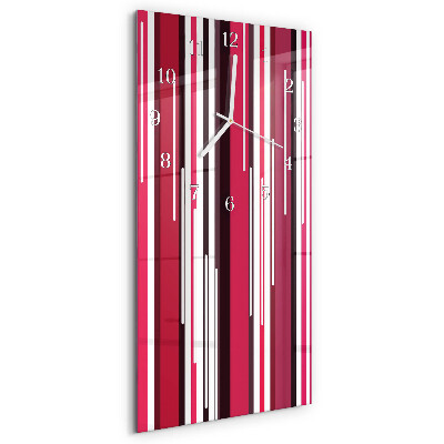 Reloj vertical rayas