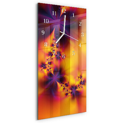 Reloj vertical Flores