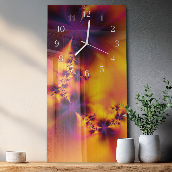 Reloj vertical Flores