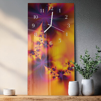 Reloj vertical Flores