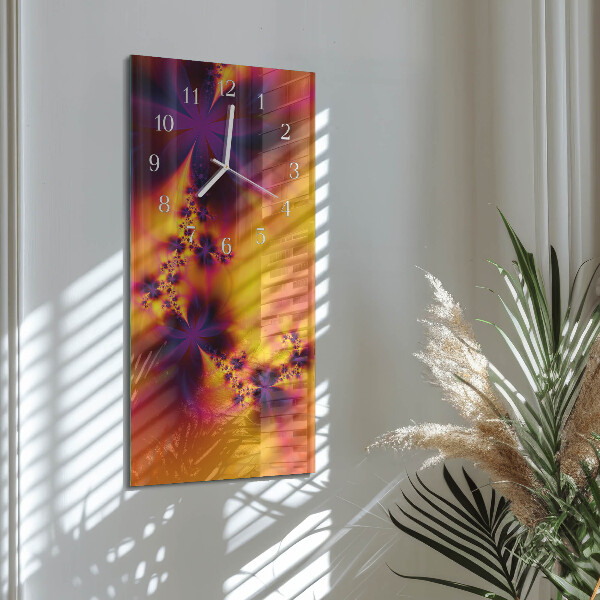 Reloj vertical Flores