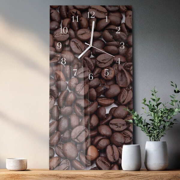 Reloj vertical Granos de café