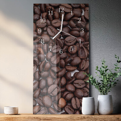 Reloj vertical Granos de café