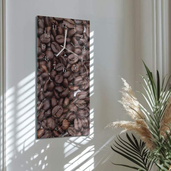 Reloj vertical Granos de café