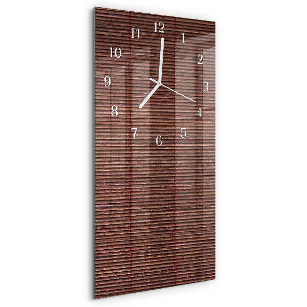 Reloj vertical Persianas de bambú