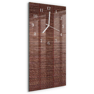 Reloj vertical Persianas de bambú
