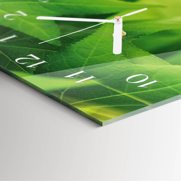 Reloj vertical Hojas