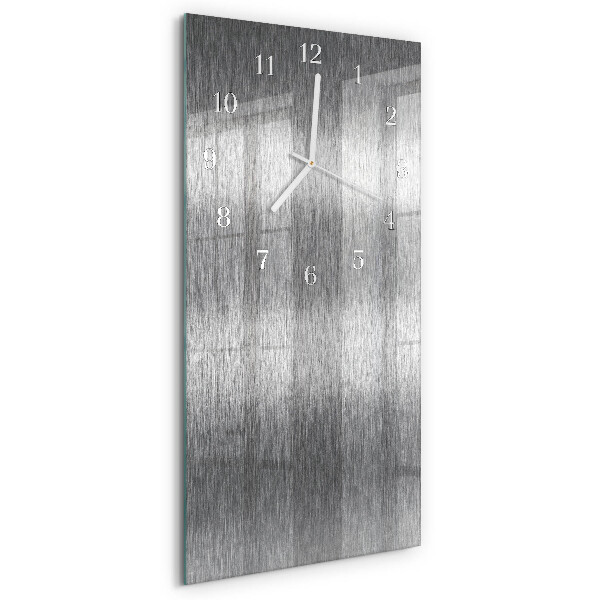 Reloj vertical Acero