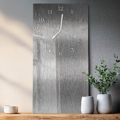 Reloj vertical Acero