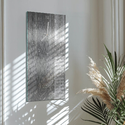 Reloj vertical Acero