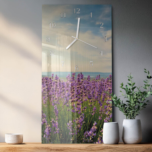Reloj vertical Flores