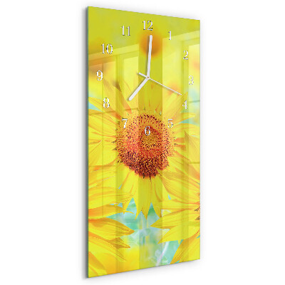 Reloj vertical Girasol