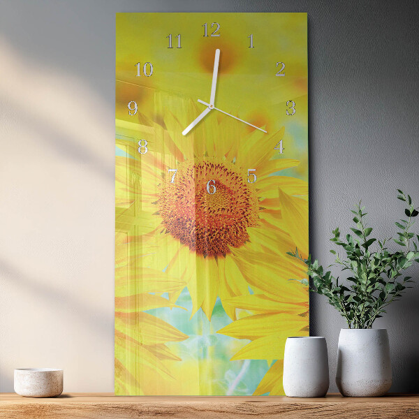 Reloj vertical Girasol
