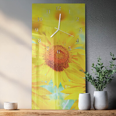 Reloj vertical Girasol