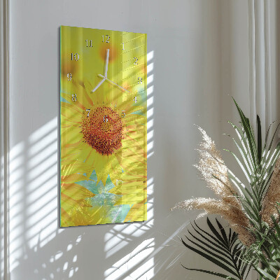 Reloj vertical Girasol