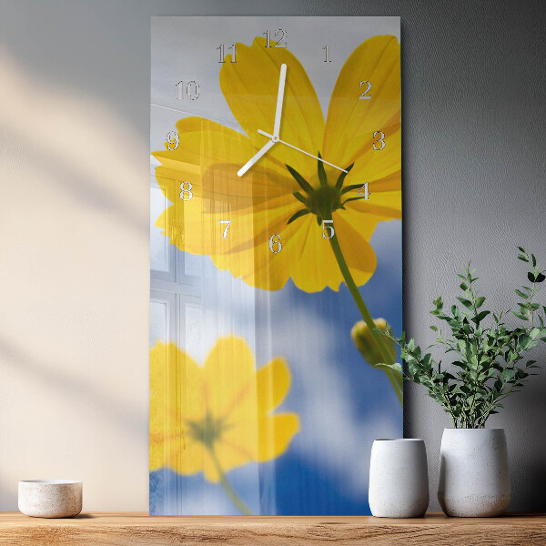 Reloj vertical Flor