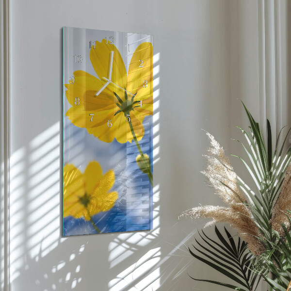 Reloj vertical Flor