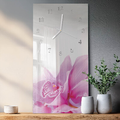 Reloj vertical Orquídea