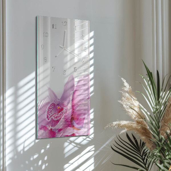 Reloj vertical Orquídea