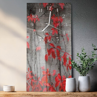 Reloj vertical Flores