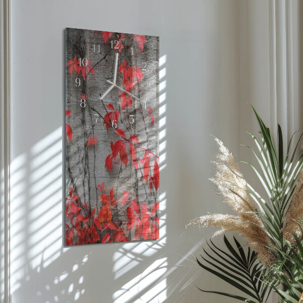 Reloj vertical Flores