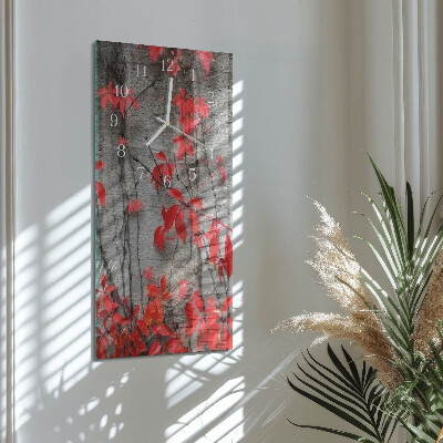Reloj vertical Flores
