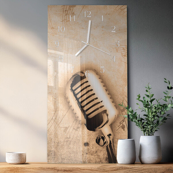 Reloj vertical Micrófono