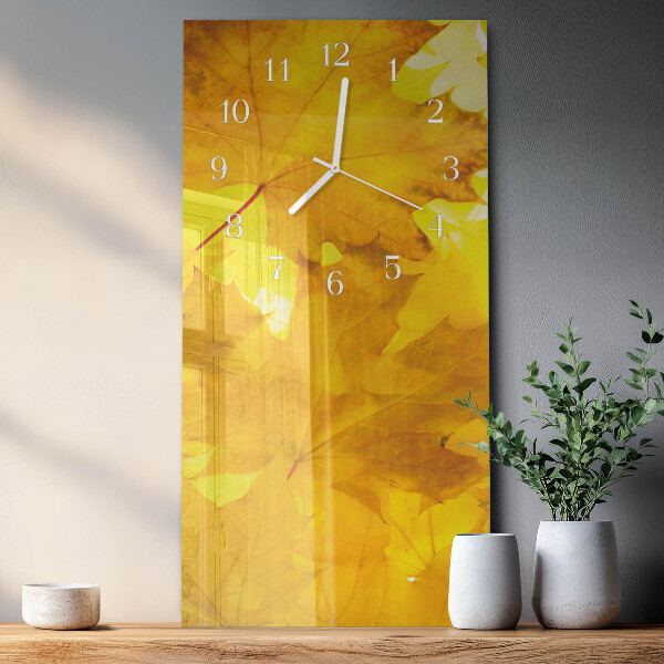 Reloj vertical Hojas