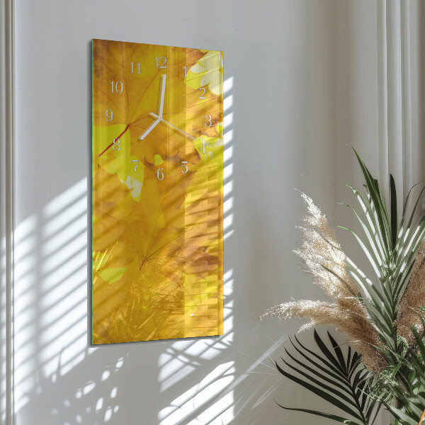 Reloj vertical Hojas