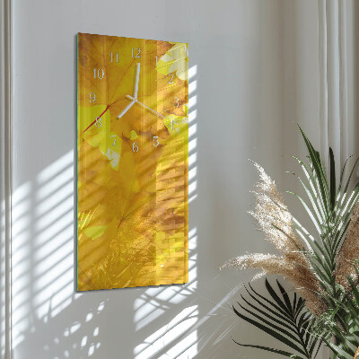 Reloj vertical Hojas