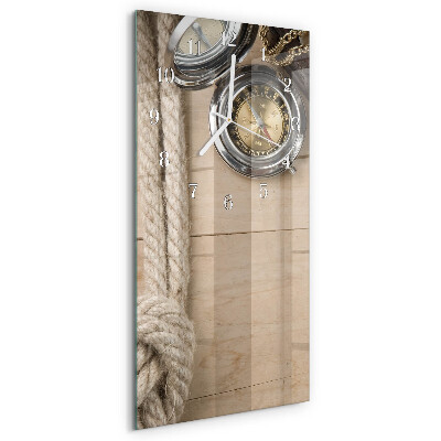 Reloj vertical Brújula