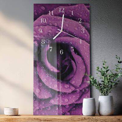 Reloj vertical Rosa