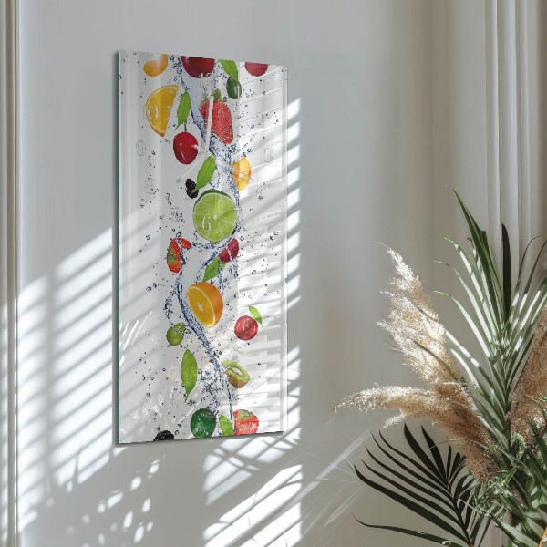 Reloj vertical Fruta