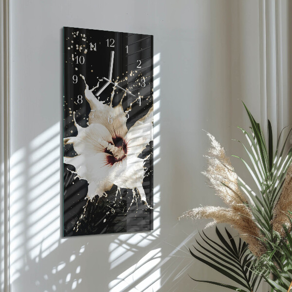 Reloj vertical Flor