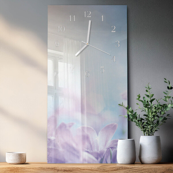 Reloj vertical Púrpura