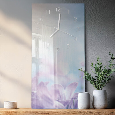 Reloj vertical Púrpura