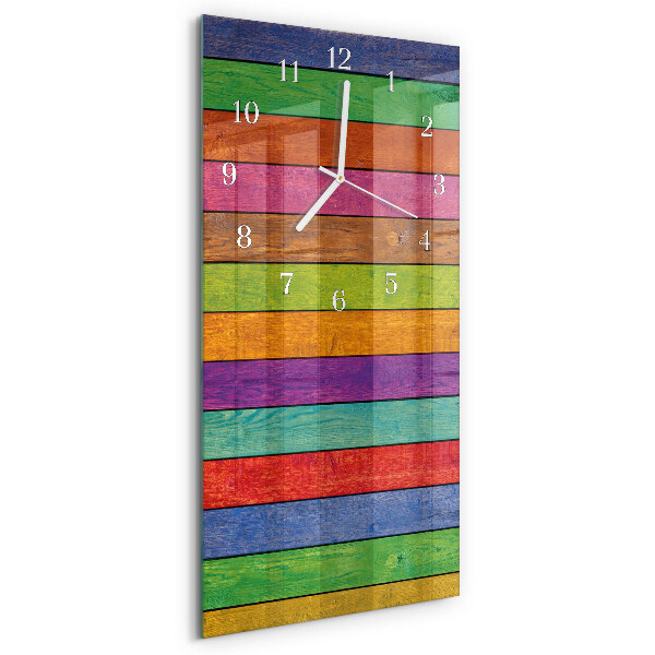 Reloj vertical rayas