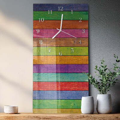 Reloj vertical rayas