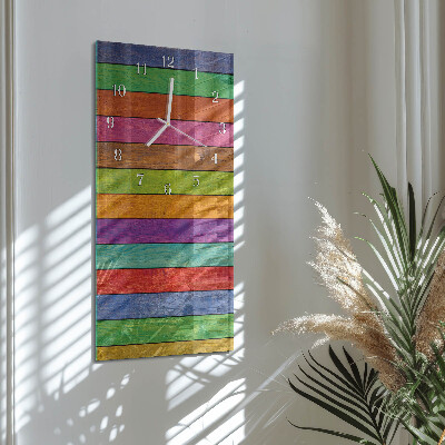 Reloj vertical rayas