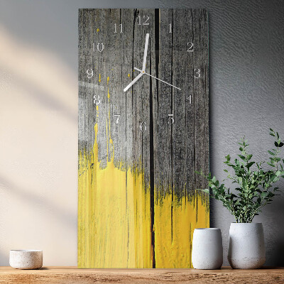 Reloj vertical Tabla de madera