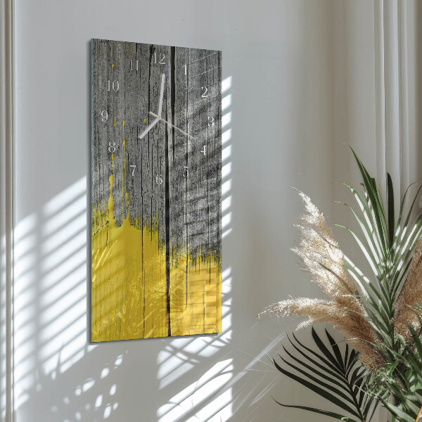 Reloj vertical Tabla de madera