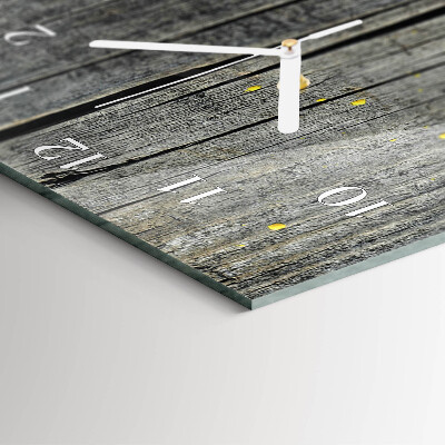 Reloj vertical Tabla de madera
