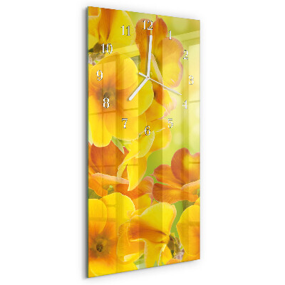 Reloj vertical Flores