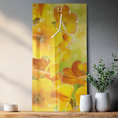 Reloj vertical Flores