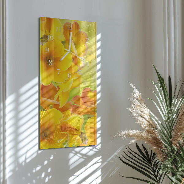 Reloj vertical Flores