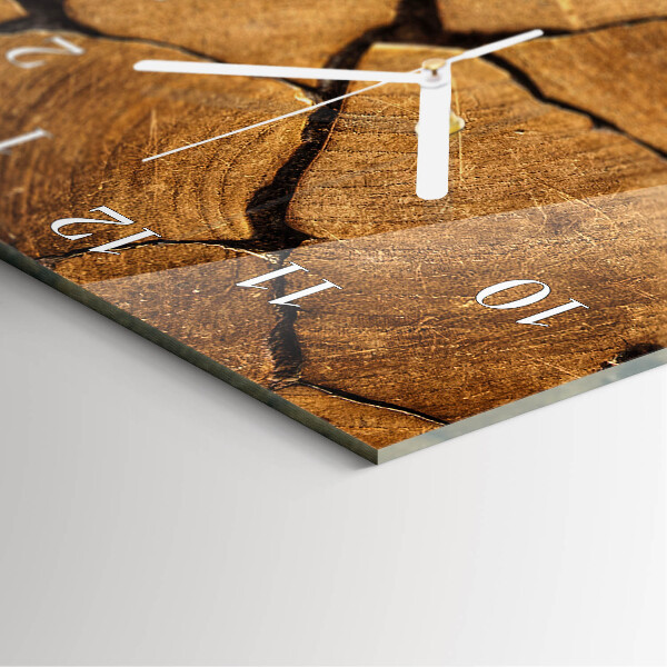 Reloj vertical Patrón de madera
