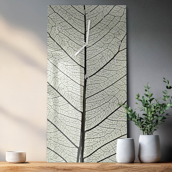 Reloj vertical Hoja